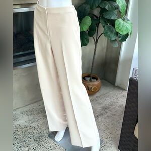Kobi Halperin Karla Mid-Rise Straight-Leg Pants in Canvas Size M